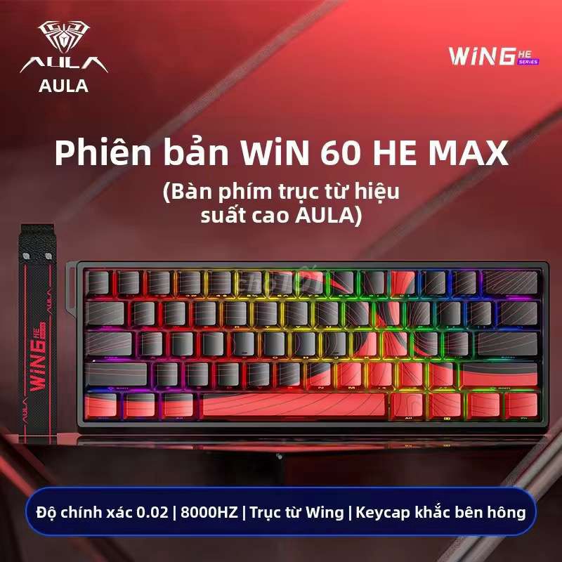 Bàn phím cơ AULA WIN 60 HE MAX. Mua bán Phụ kiện (Màn hình, Chuột...) tại Thành phố Mỹ Tho Tiền Giang được đăng bởi Huy Pham hình 1