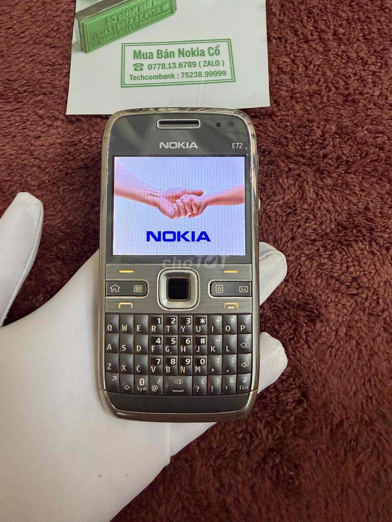 Nokia E72 Xám nguyên zin hàng công ty FPT. Mua bán Điện thoại tại Quận 10 Tp Hồ Chí Minh được đăng bởi Mua Bán Nokia Cổ hình 1