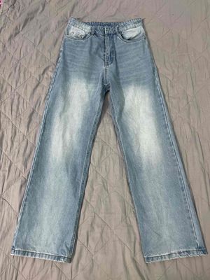 quần straight jean size M (30-31)