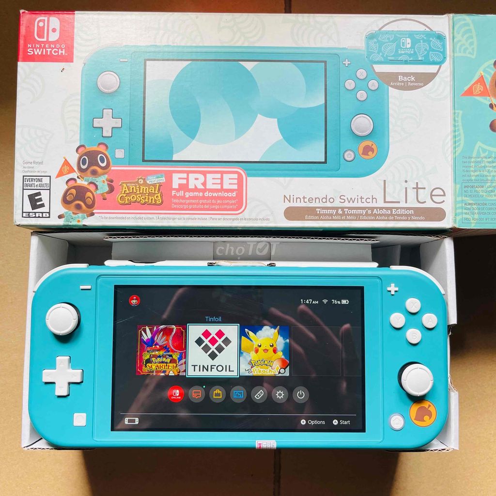 Nintendo Switch Lite modchip Animal Crosing