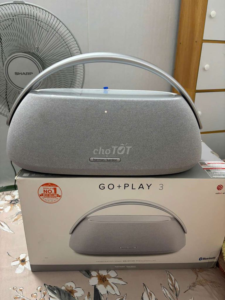 Loa Bluetooth Harman Kardon Go + Play 3 Xám. Mua bán Tivi, Âm thanh tại Thành phố Phan Thiết Bình Thuận được đăng bởi Vũ Toto hình 1