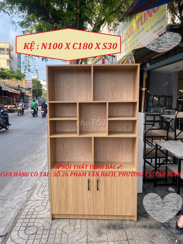 KỆ TRƯNG BÀY & KỆ 100X180 & KỆ VÁN MDF