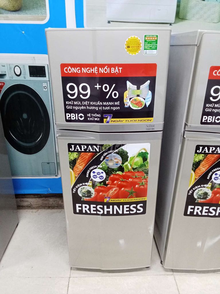 Tủ lạnh Toshiba 145 lít . Mua bán Tủ lạnh tại Huyện Long Thành Đồng Nai được đăng bởi Điện Máy Thanh Lý hình 1
