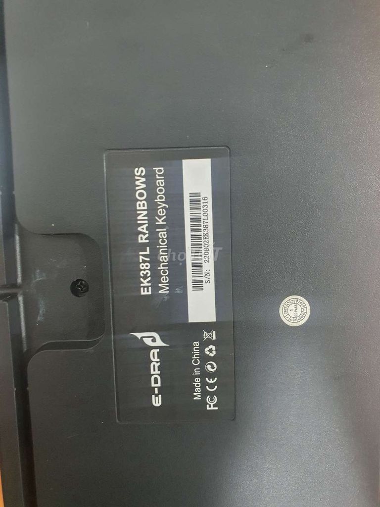Bàn phím cơ E-DRA EK387L Đen. Mua bán Phụ kiện (Màn hình, Chuột...) tại Quận Đống Đa Hà Nội được đăng bởi nguyen duc hình 1