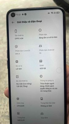 OPPO A54 128GB Đen