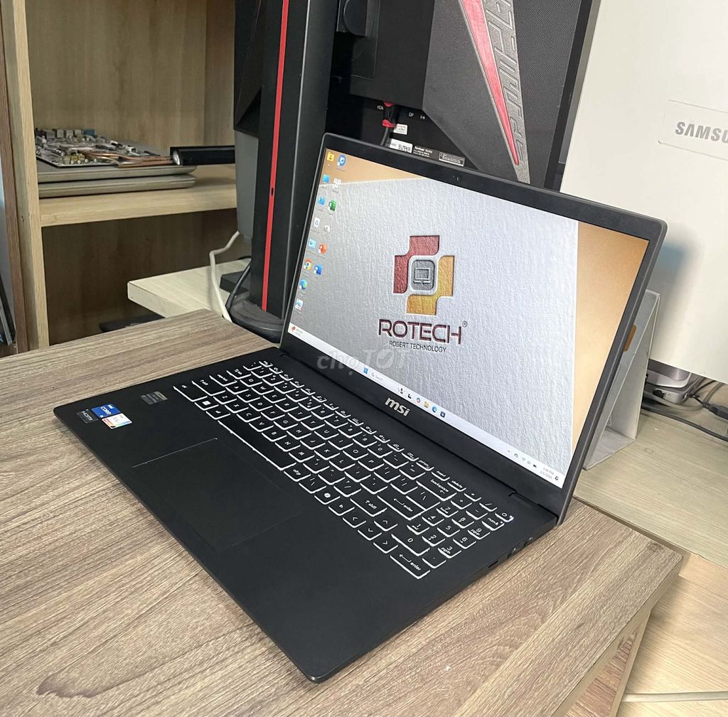 MSI Modern 15 i5-12450H 16GB 512GB BH 6/2027. Mua bán Laptop tại Quận Bình Tân Tp Hồ Chí Minh được đăng bởi Rotech Store hình 1