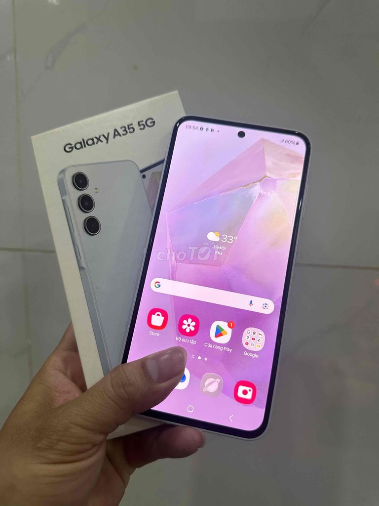 Samsung A35 5G fullbox new 99,9%. Mua bán Điện thoại tại Quận 6 Tp Hồ Chí Minh được đăng bởi Thiên Long hình 1