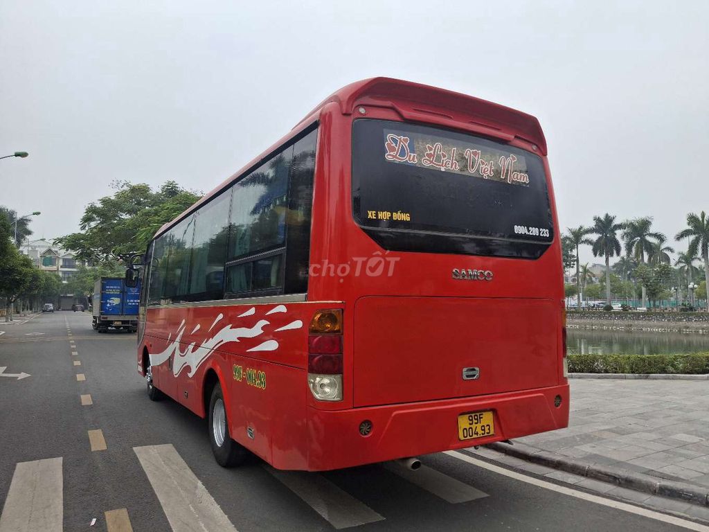 Xe khách Samco Isuzu 2011 29 chỗ Đỏ. Mua bán Phương tiện khác tại Thành phố Thái Bình Thái Bình được đăng bởi xuân Đức  hình 5