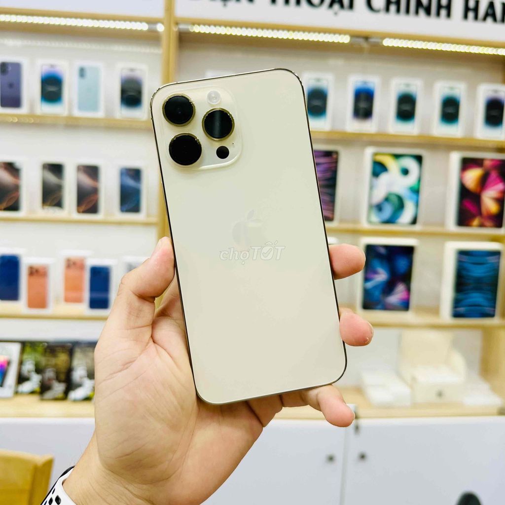 🍎14 PROMAX GOLD 512GB QTẾ MỸ ĐẸP99% ZIN ÁP P95%. Mua bán Điện thoại tại Quận Ninh Kiều Cần Thơ được đăng bởi Nghĩa Trần Mobile hình 1