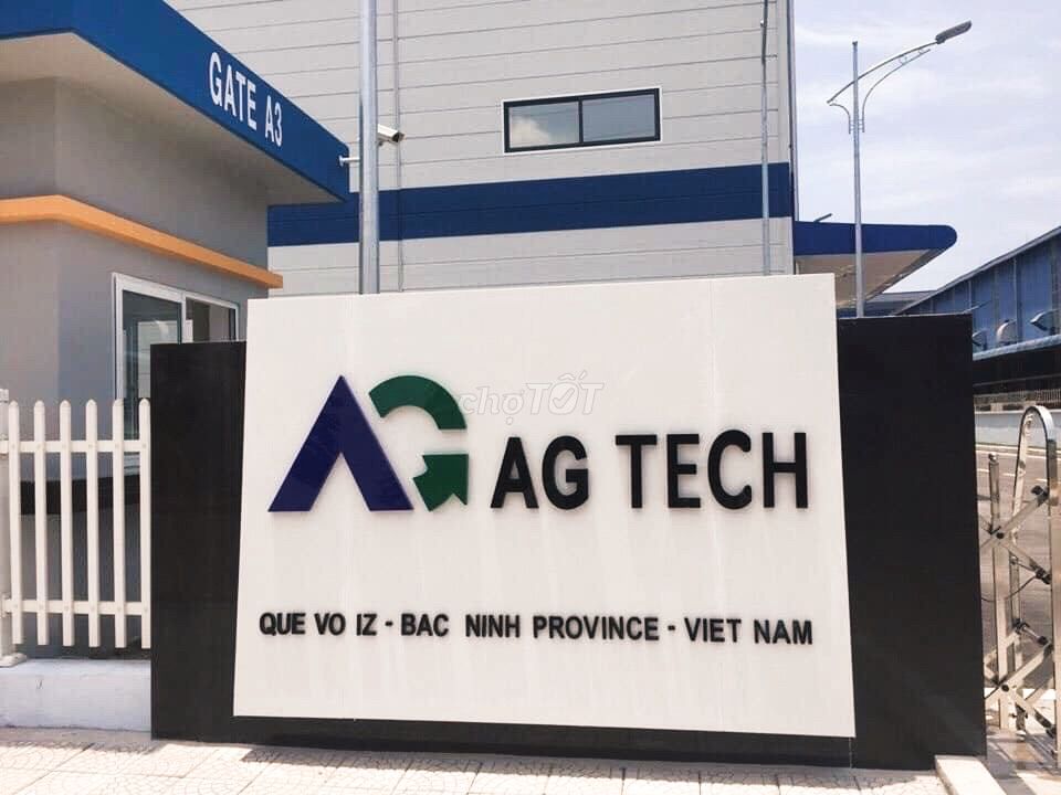 Tuyển Dụng Việt Sỹ – CTY Ag Tech – KCN Quế Võ 1 – Bắc Ninh – Huyện Quế Võ