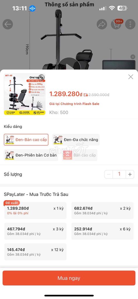 Ghế tập tạ MY-HI Bản cao cấp Thép Đen 500kg. Mua bán Đồ thể thao, Dã ngoại tại Thành phố Thủ Đức Tp Hồ Chí Minh được đăng bởi Hiếu hình 1