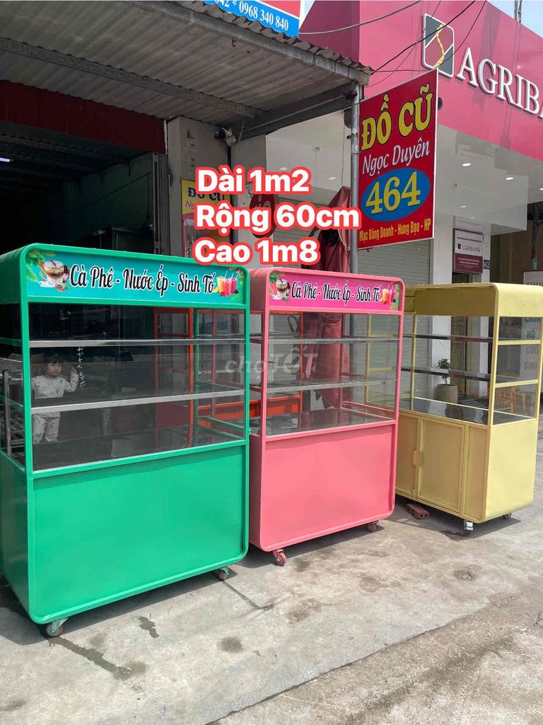 Xe bán hàng lưu động 1m2x60cm. Mua bán Đồ chuyên dụng, Giống nuôi trồng tại Quận Dương Kinh Hải Phòng được đăng bởi Ngọc Diệp hình 1