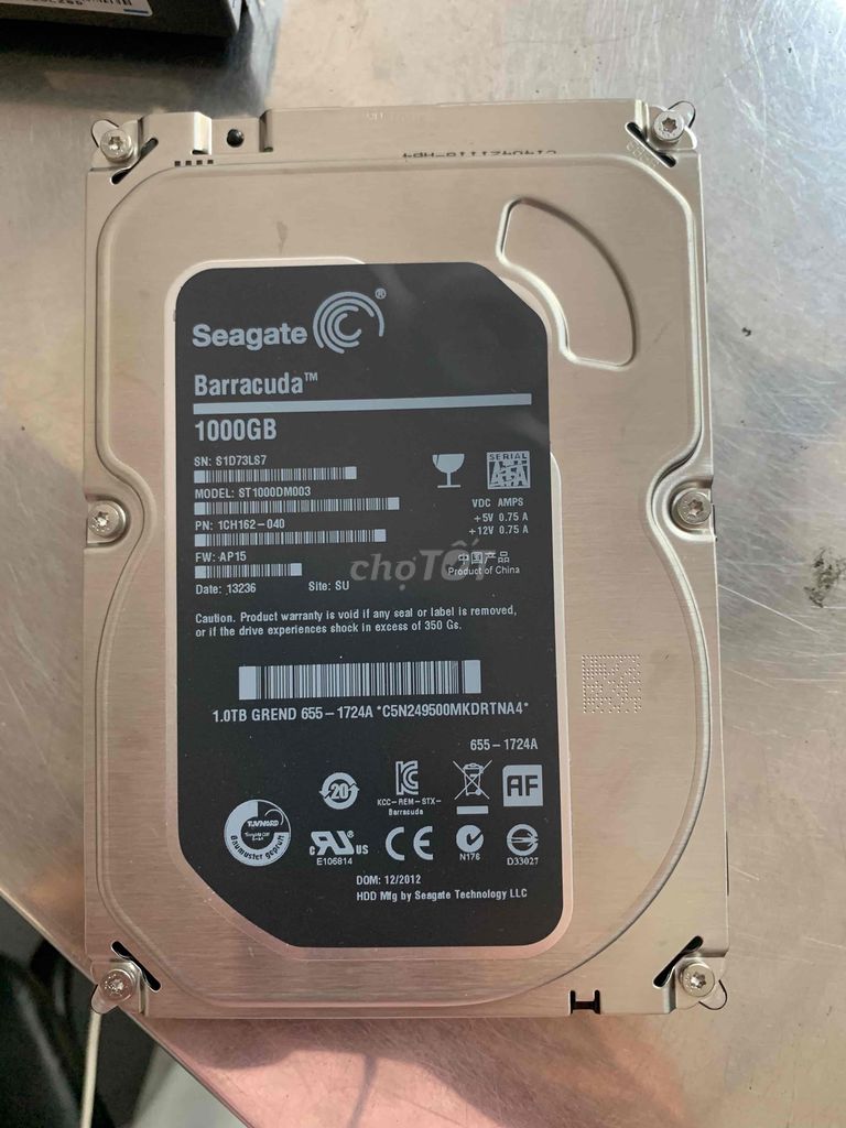 Hdd 1Tb tháo imac