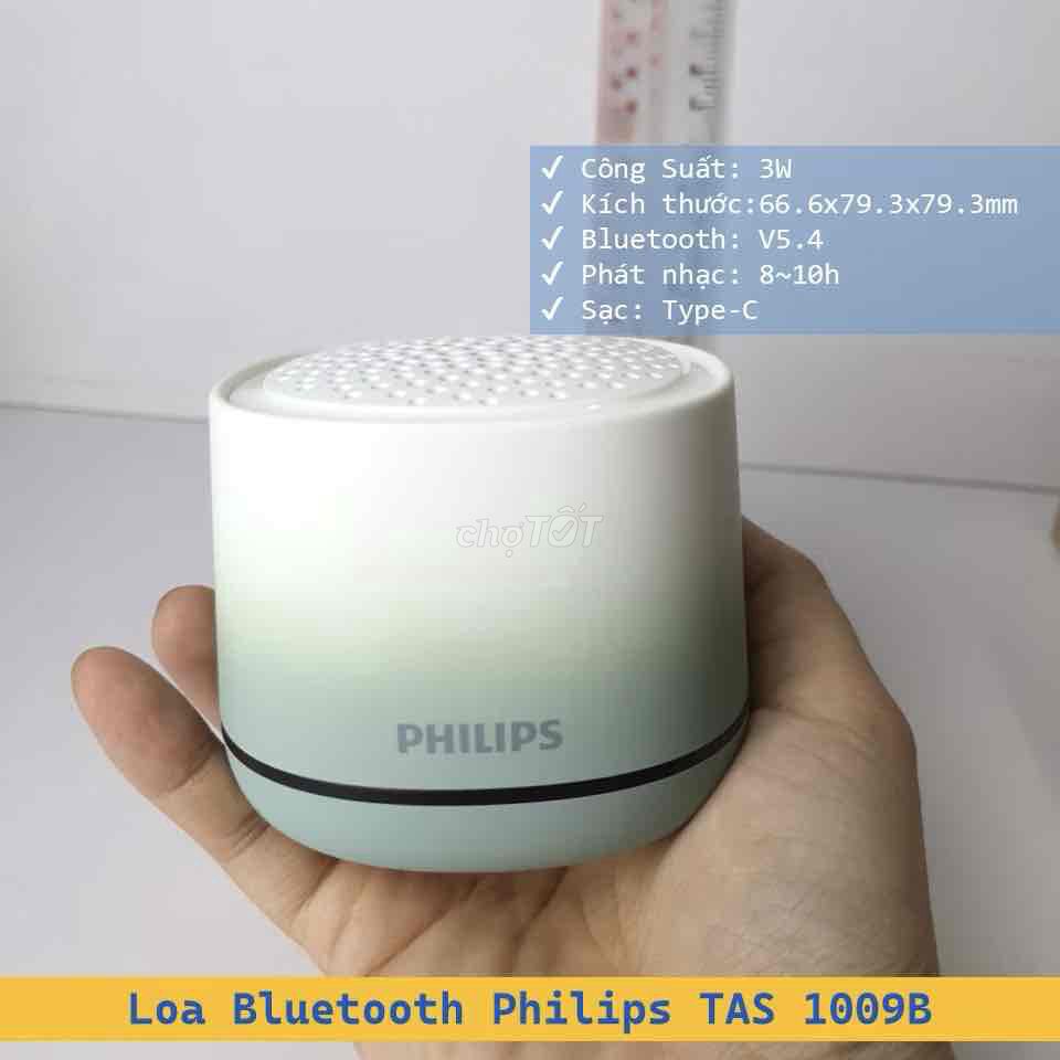 Loa Bluetooth Philips TAS1009B Xanh dương. Mua bán Tivi, Âm thanh tại Huyện Định Quán Đồng Nai được đăng bởi Bảo Châu hình 1