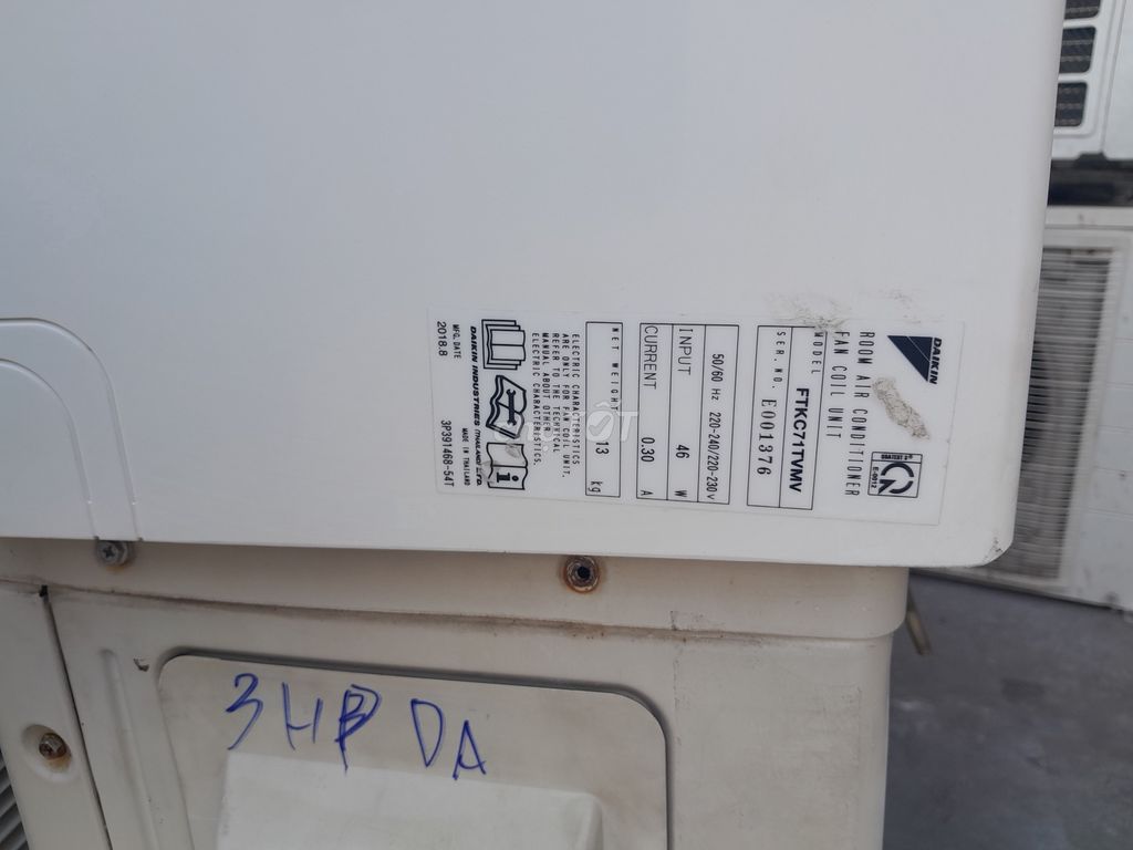 Máy lạnh Daikin FTKC71UVMV 3 Ngựa Inverter 95%