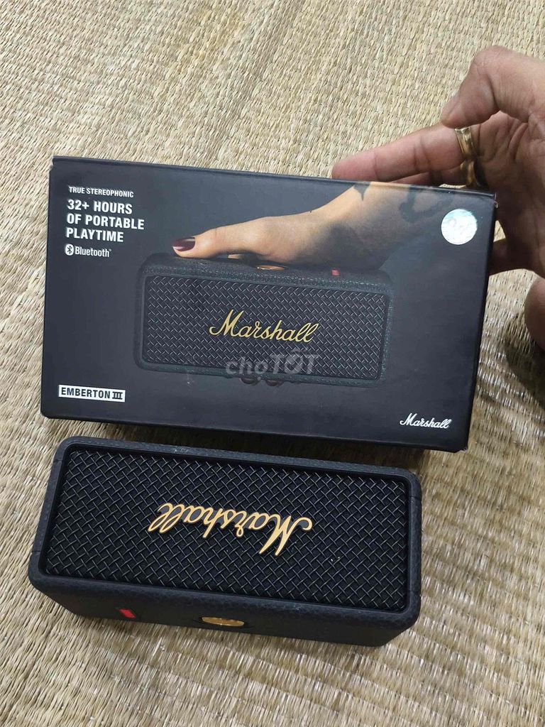 Loa Bluetooth Marshall Emberton 3 Đen 99% fullbox. Mua bán Tivi, Âm thanh tại Quận 10 Tp Hồ Chí Minh được đăng bởi lê mạnh tuân hình 1