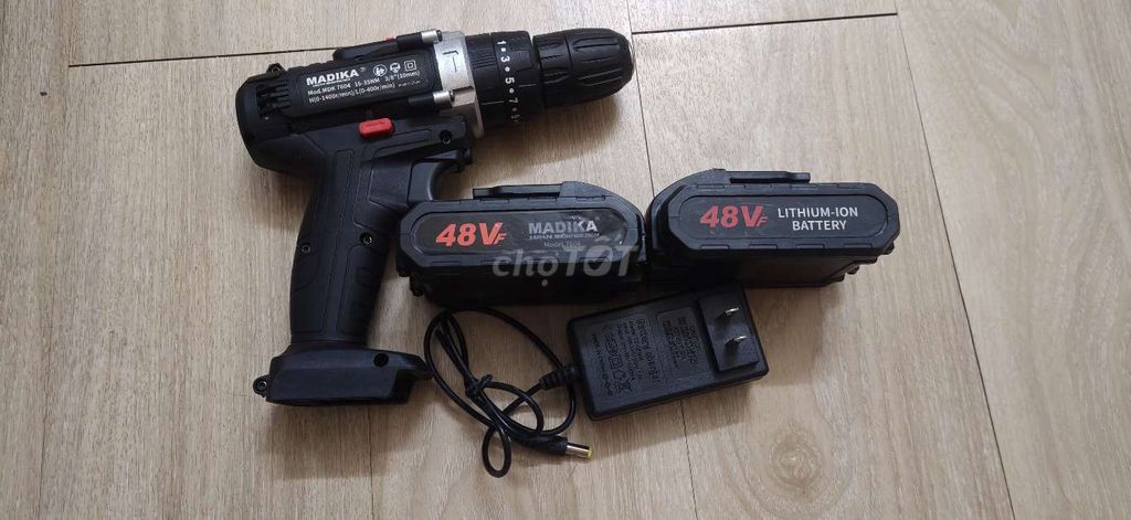 Máy khoan pin Madika MD-4800 48V. Mua bán Đồ chuyên dụng, Giống nuôi trồng tại Quận Hai Bà Trưng Hà Nội được đăng bởi Tuấn hình 1