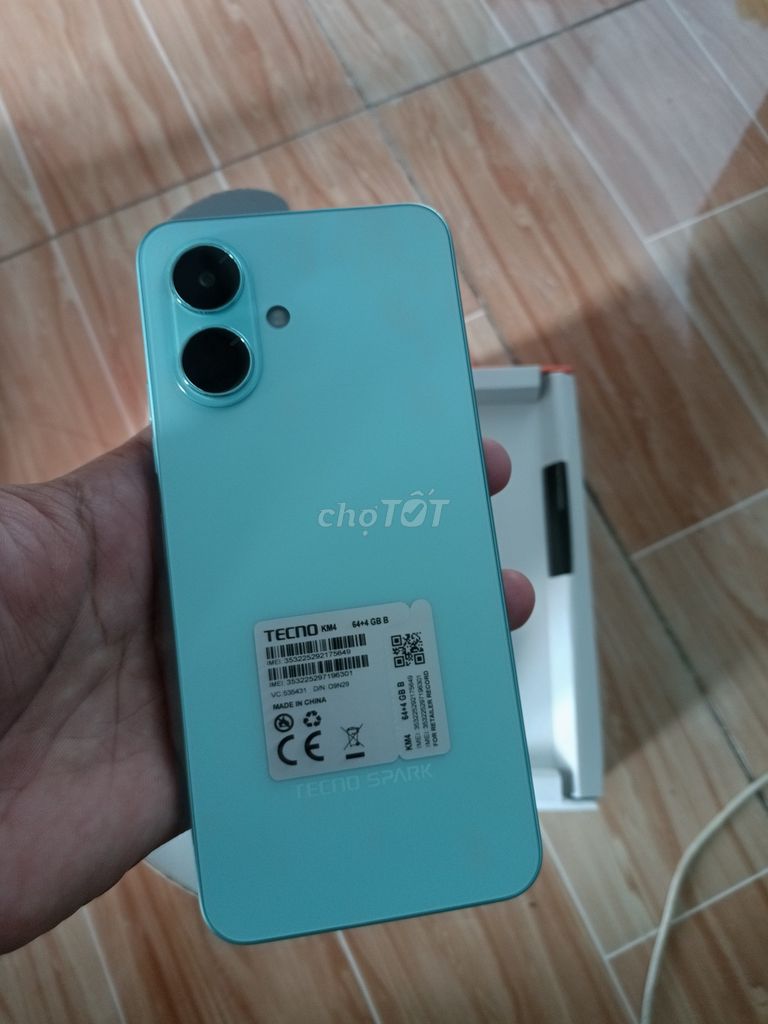 Tecno Spark 64GB Xanh ngọc. Mua bán Điện thoại tại Quận Tân Bình Tp Hồ Chí Minh được đăng bởi Minh Khang hình 1