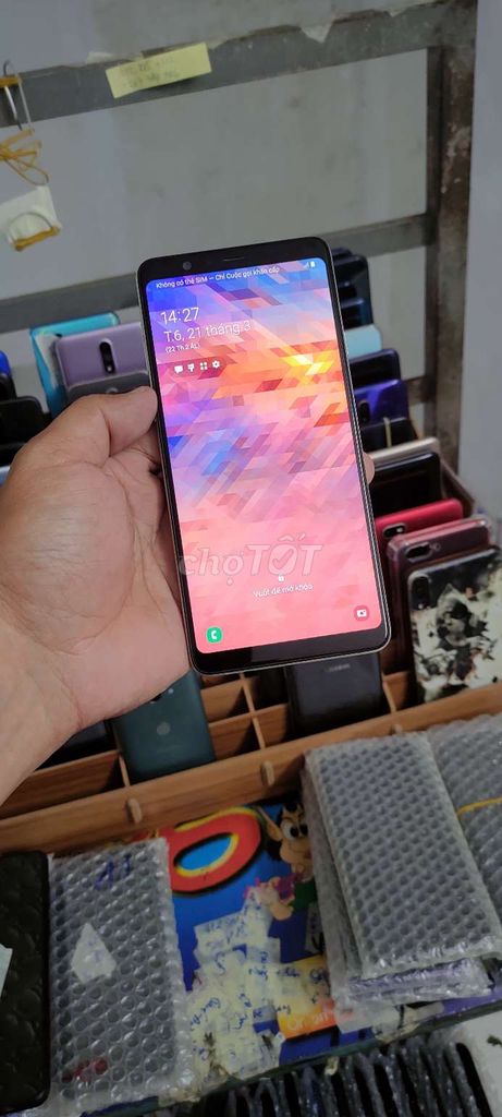 Samsung A8 Star, ram 4gb, 64gb. Mua bán Điện thoại tại Quận Gò Vấp Tp Hồ Chí Minh được đăng bởi A LONG   nhận thanh toán THẺ TÍN DỤNG hình 1