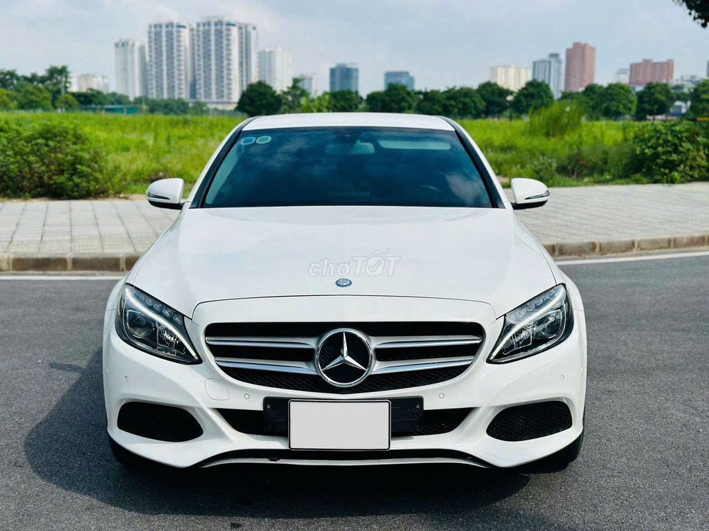 MERCEDES C200 2016 Trắng.Kem 1 Chủ Từ Mới Siêu Đẹp