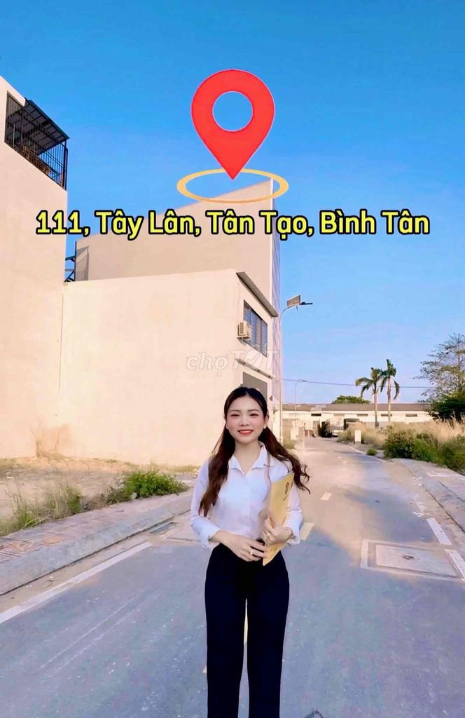 BÁN ĐẤT 76M2 QUẬN BÌNH TÂN, SỔ HỒNG SẴN, NGÂN HÀNG HỖ TRỢ 70%