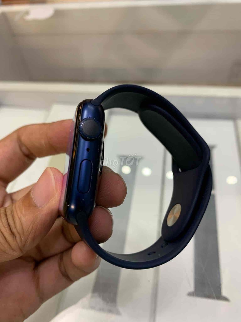 Bán đh apple watch sr6:44 Xanh navy zin 100%