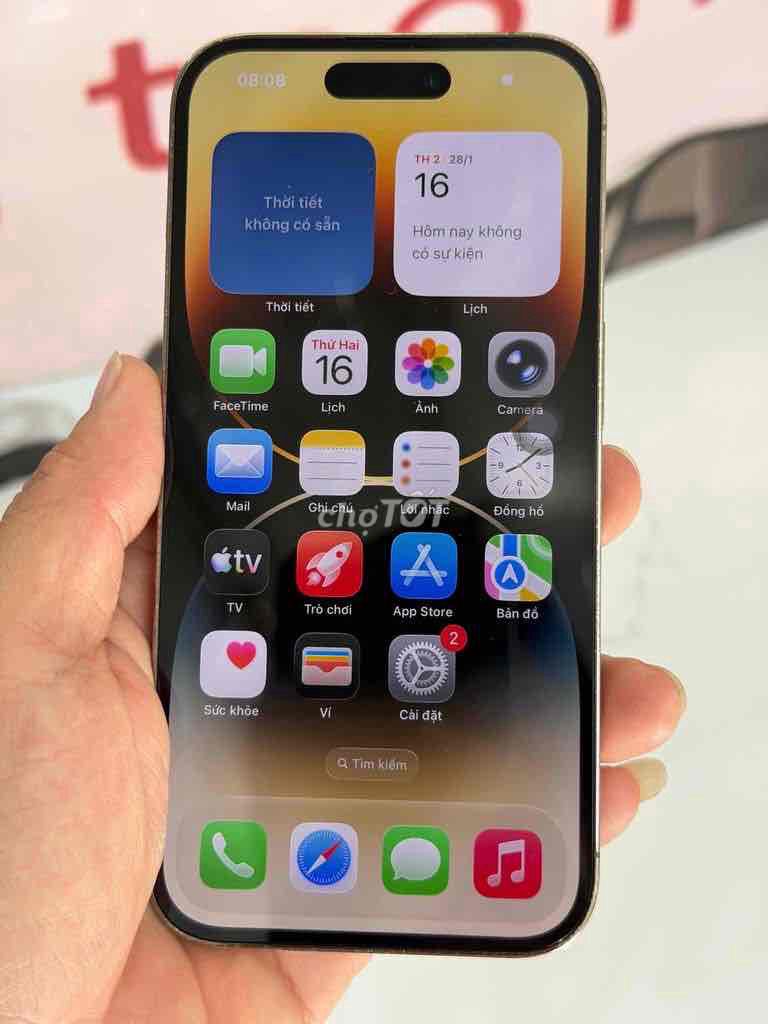 iPhone 14 Pro 256GB quốc tế trắng zin full đẹp 98%. Mua bán Điện thoại tại Huyện Cái Bè Tiền Giang được đăng bởi Nam hình 1