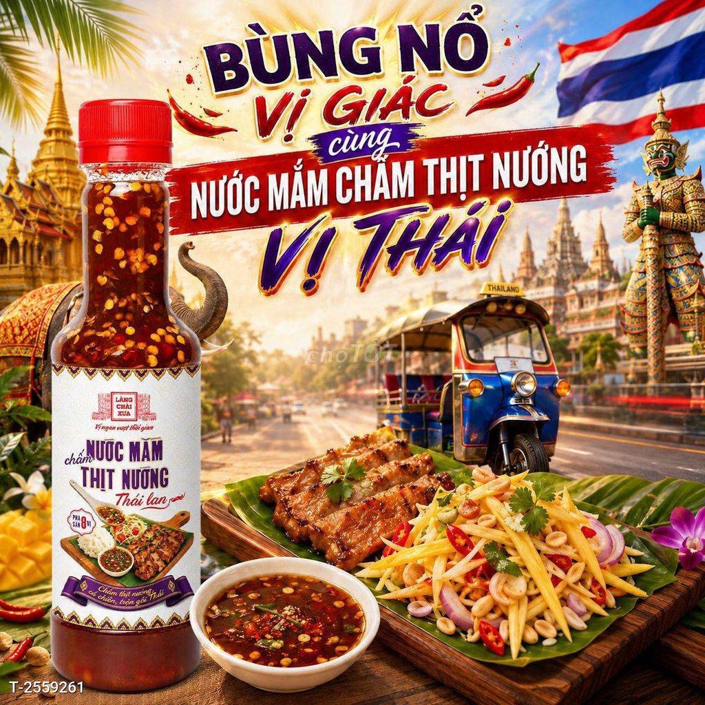 Nước chấm Làng Chài Xưa Thái. Mua bán Đồ ăn, thực phẩm và các loại khác tại Thành phố Thuận An Bình Dương được đăng bởi Nhã Phương hình 1