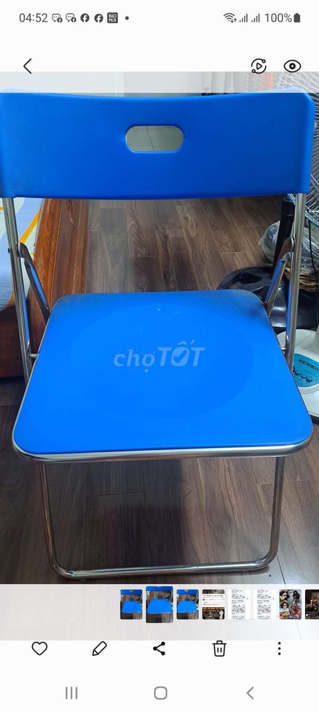 CỰC RẺ GIẢM 80% 3 GHẾ TỰA XUÂN HÒA XANH DƯƠNG.. Mua bán Bàn ghế tại Quận 1 Tp Hồ Chí Minh được đăng bởi Anh  hình 1