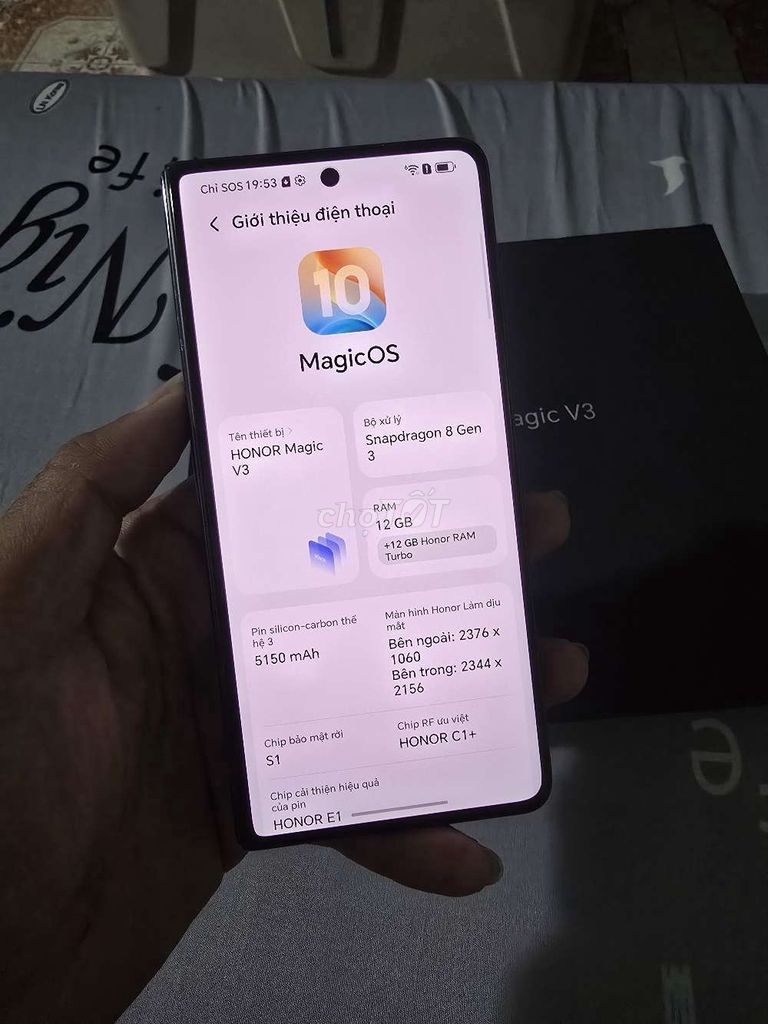 Honor Magic V3 512GB QT fullbox có giao lưu. Mua bán Điện thoại tại Thành phố Biên Hòa Đồng Nai được đăng bởi Long Huynh hình 1