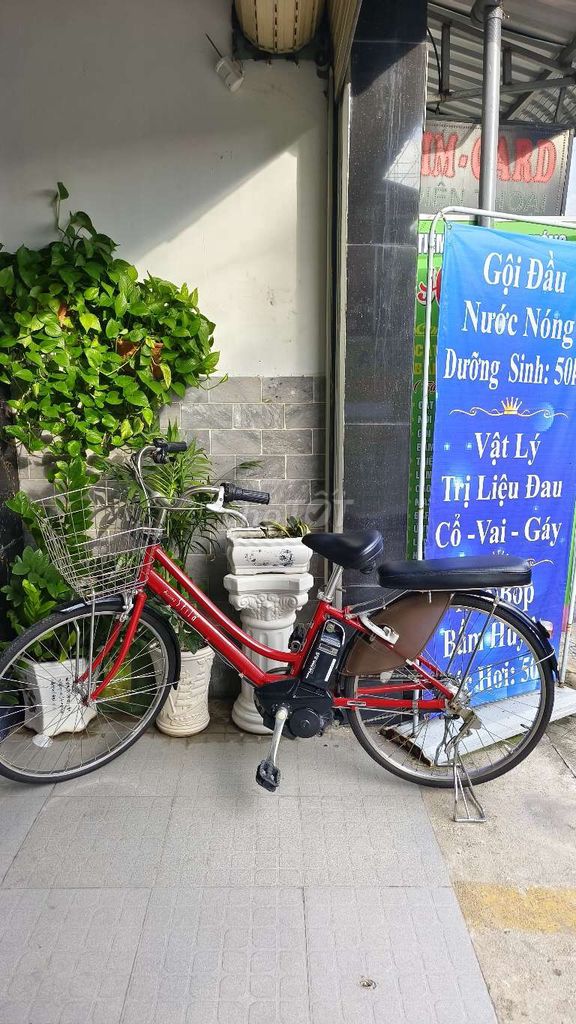 Xe đạp điện trợ lực yamaha nội địa Nhật Bản. Mua bán Xe điện tại Huyện Hóc Môn Tp Hồ Chí Minh được đăng bởi A dũng  hình 2