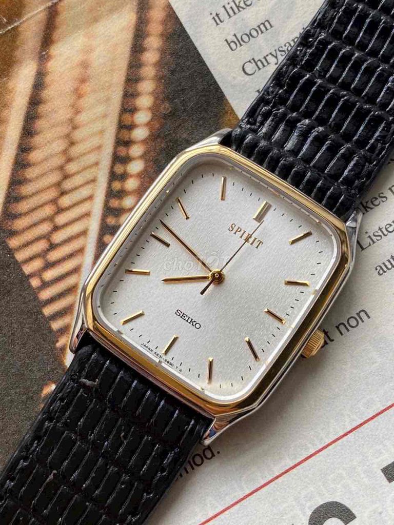 Đồng hồ Seiko Tank Quartz Nam. Mua bán Đồng hồ tại Quận 12 Tp Hồ Chí Minh được đăng bởi Shop XT Watch Đồng Hồ vintage hình 1