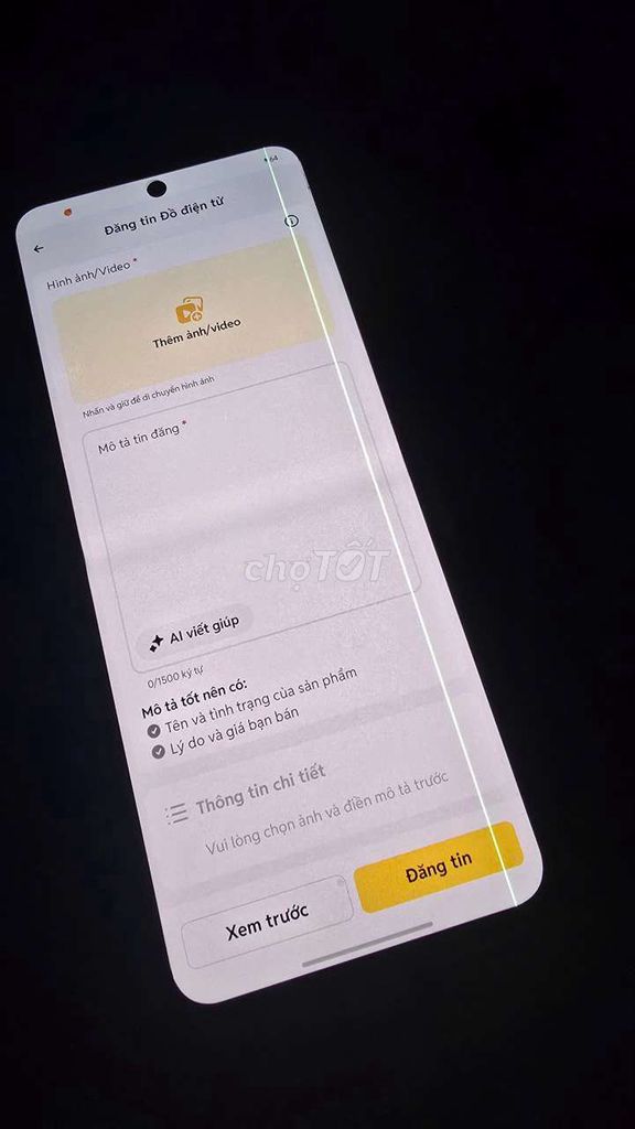 Samsung Z Flip 5 Màn hình sọc. Mua bán Điện thoại tại Quận Bình Tân Tp Hồ Chí Minh được đăng bởi Thanh Ngân hình 1