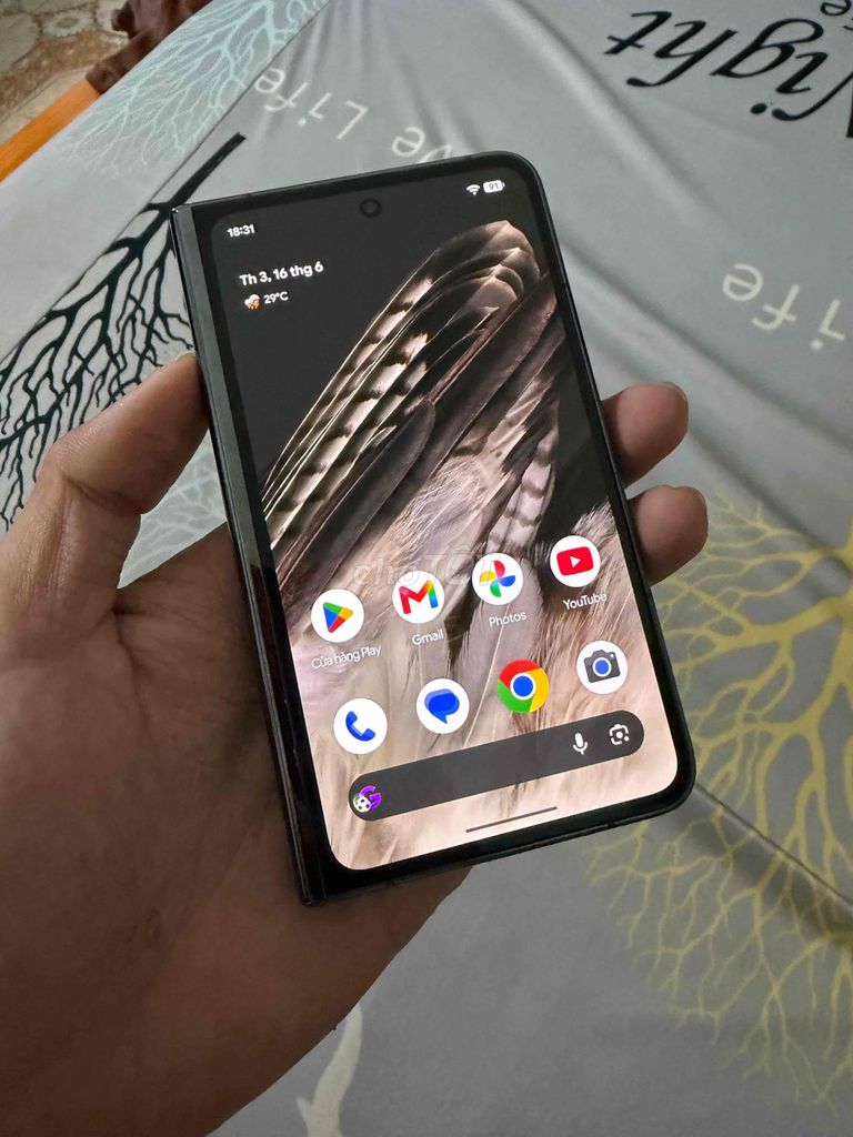 Google Pixel 5G 256GB Đen 97% gluu. Mua bán Điện thoại tại Thành phố Biên Hòa Đồng Nai được đăng bởi Lam Van hình 1
