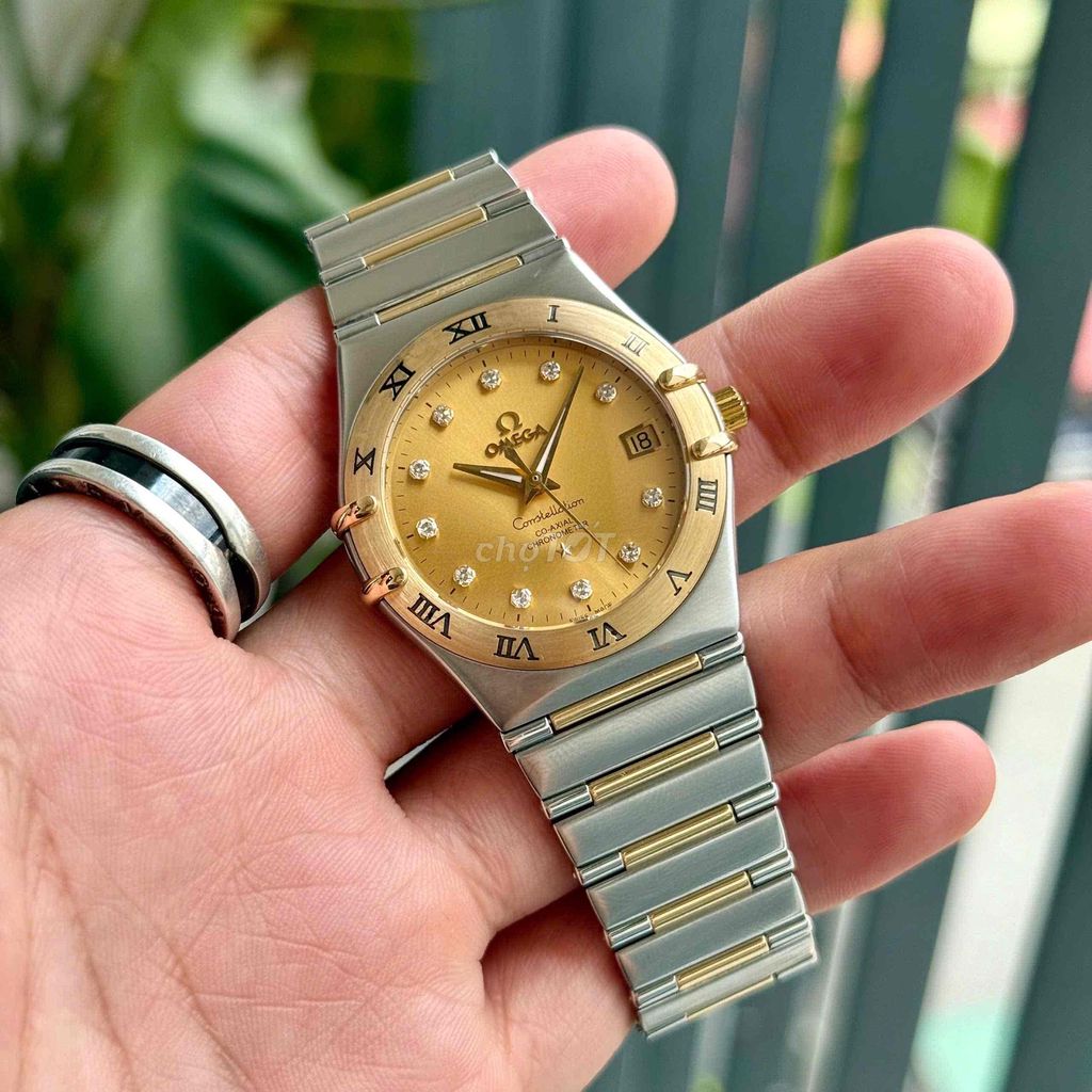 Omega Constellation Vàng 18k Kim cương 35.5mm. Mua bán Đồng hồ tại Quận Đống Đa Hà Nội được đăng bởi Hoàng Mạnh Dương hình 1
