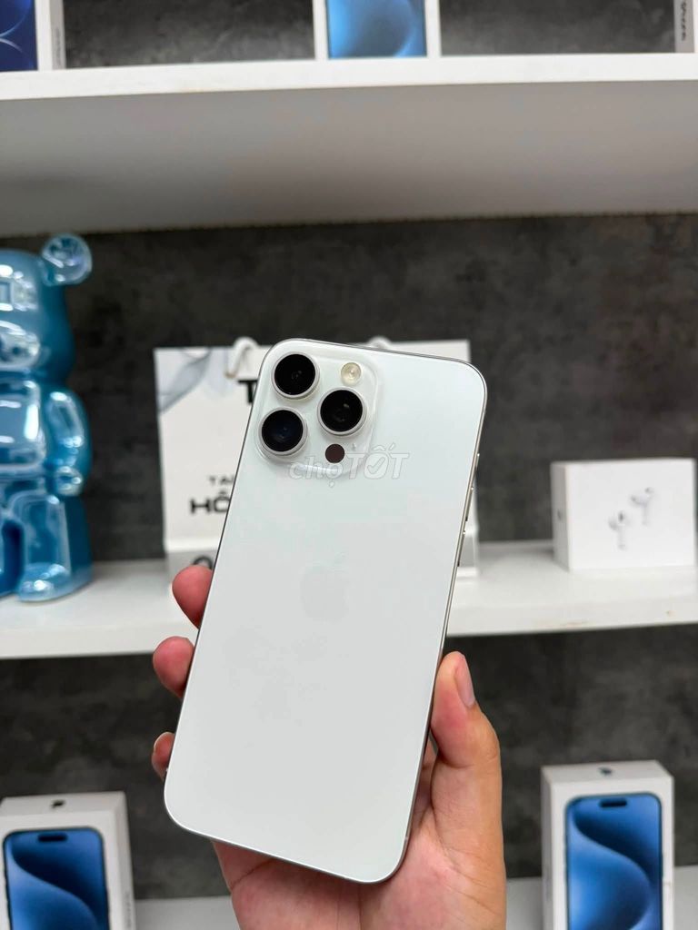 Apple iPhone 15 Pro Max 256GB Trắng 99%. Mua bán Điện thoại tại Quận Gò Vấp Tp Hồ Chí Minh được đăng bởi Hội Đồ Điện Tử hình 1