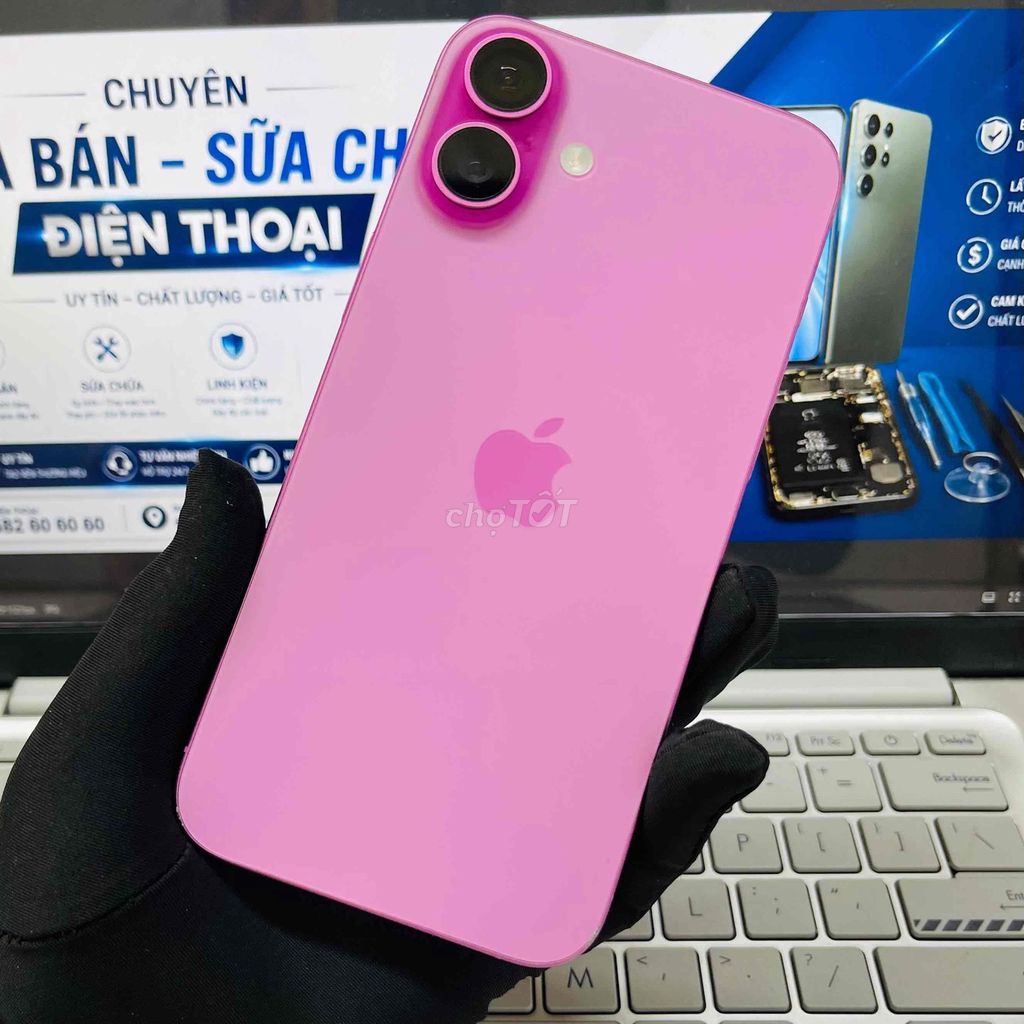 Apple iPhone 16 Plus 128GB Hồng Quốc Tế. Mua bán Điện thoại tại Thành phố Biên Hòa Đồng Nai được đăng bởi DT MOBILE BIÊN HOÀ hình 1