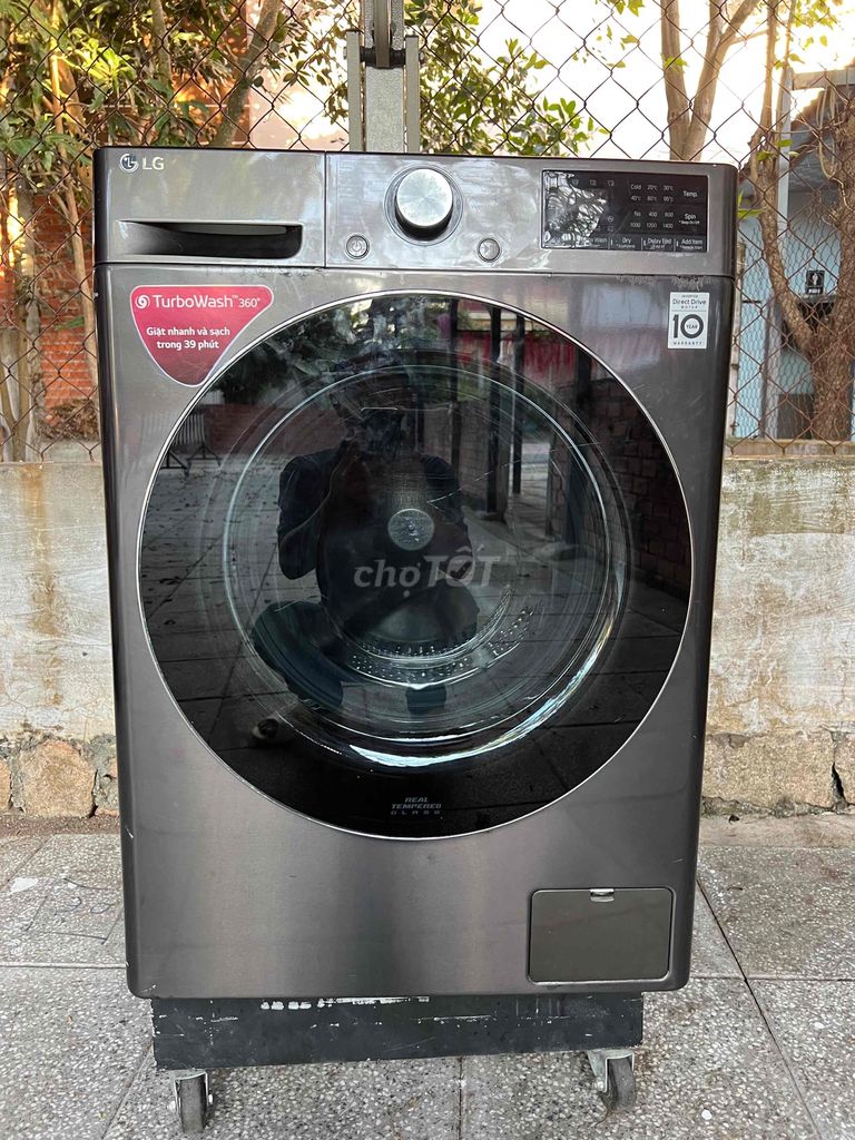 Máy giặt lồng ngang LG đời 2023 giặt 10kg sấy 7kg