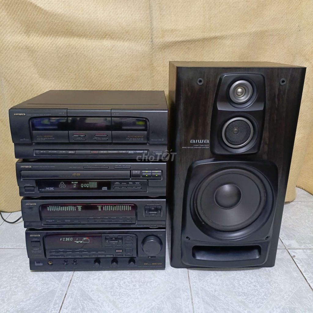 Bán bộ dàn đại AIWA FX-WZ9100 (size 36cm) . Mua bán Tivi, Âm thanh tại Quận Tân Bình Tp Hồ Chí Minh được đăng bởi NTTC hình 1