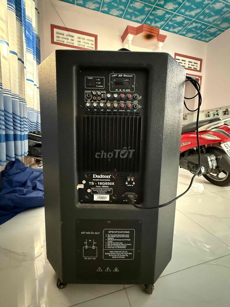 Loa kéo Dalton TS18G850X Đen. Mua bán Tivi, Âm thanh tại Huyện Bắc Tân Uyên Bình Dương được đăng bởi Mẫn Nguyễn hình 1