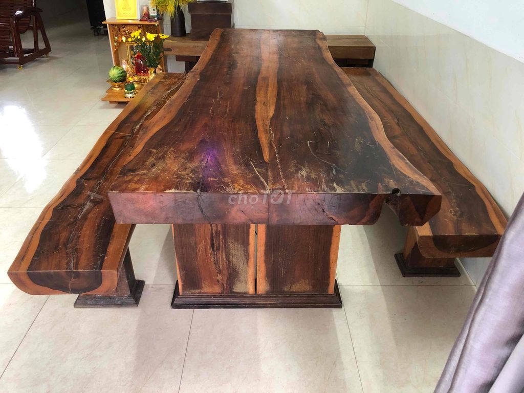 bàn ghế k3 gỗ muồng. Mua bán Bàn ghế tại Thành phố Buôn Ma Thuột Đắk Lắk được đăng bởi phát tài  hình 1