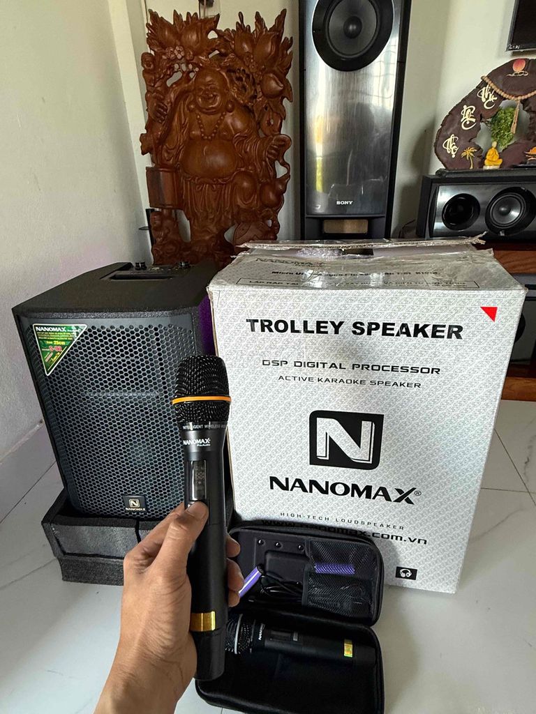 Loa karaoke Nanomax S-02. Mua bán Tivi, Âm thanh tại Thành phố Huế Thừa Thiên Huế được đăng bởi Bin hình 1
