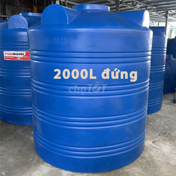 Bồn nước Nam Thành Nhựa Đứng 2000L Xanh. Mua bán Nội thất, đồ gia dụng khác tại Huyện Củ Chi Tp Hồ Chí Minh được đăng bởi Kho bồn nước cũ hình 1
