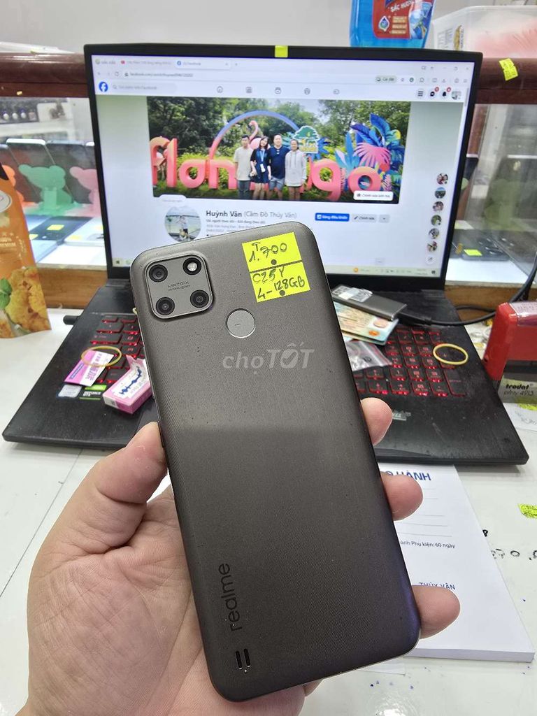 Realme C25Y - 128GB. Mua bán Điện thoại tại Thành phố Long Xuyên An Giang được đăng bởi Facebook Cầm Đồ Thúy Vân hình 1