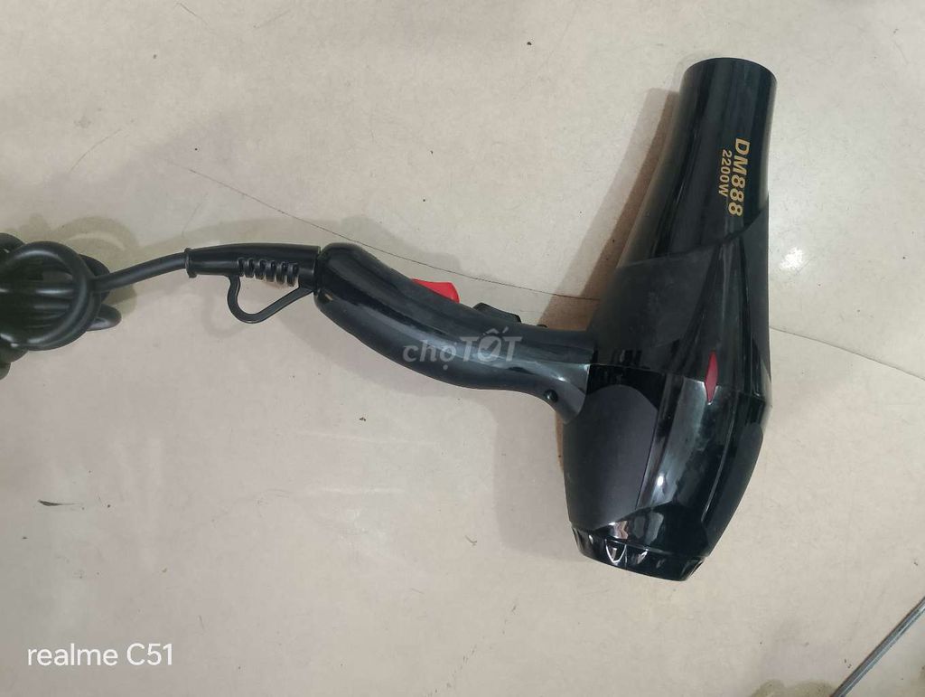 Máy sấy tóc DM-888 Đen. Mua bán Thiết bị vệ sinh, nhà tắm tại Quận Cái Răng Cần Thơ được đăng bởi Truongbakhan hình 1