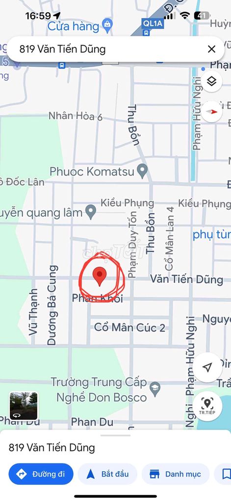 Bán đất đường 10.5m Văn Tiến Dũng đối diện công viên, Hoà Xuân giá rẻ