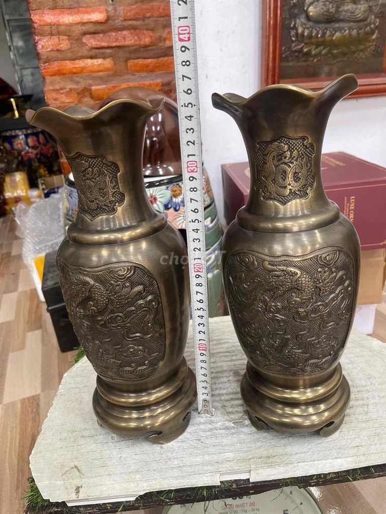 Lọ hoa Đồng Rồng. Mua bán Cây cảnh, đồ trang trí tại Thành phố Thủ Đức Tp Hồ Chí Minh được đăng bởi Thuỳ trinh hình 1