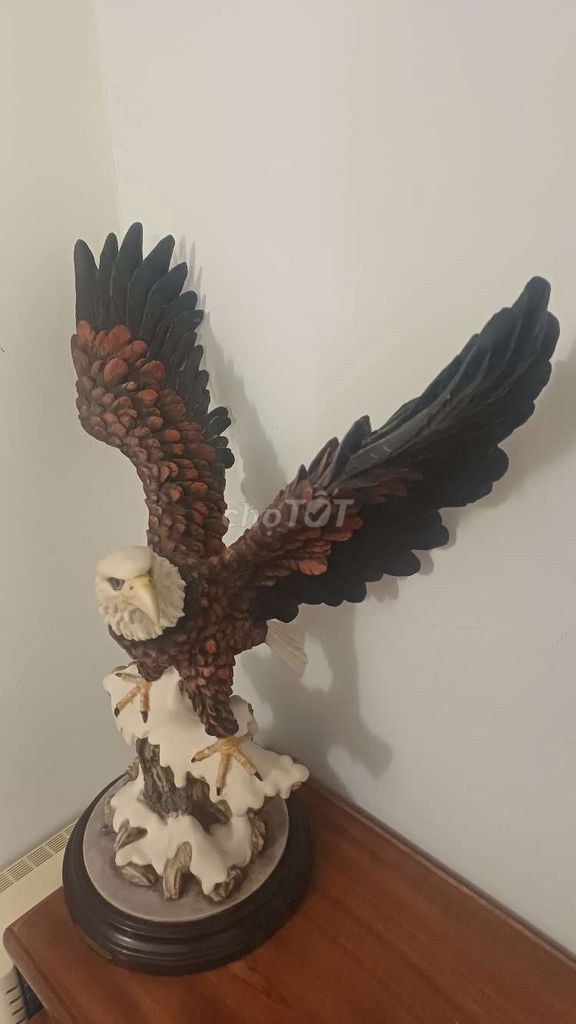 Tượng Đại Bàng Đá nguyên khối. 30x40cm. Tỉ mỉ. Mua bán Đồ sưu tầm, đồ cổ tại Thành phố Vũng Tàu Bà Rịa - Vũng Tàu được đăng bởi Tô Thái hình 1