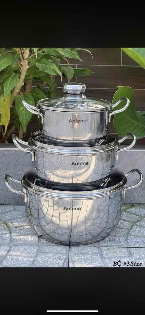 Bộ nồi Five Star Inox 430 Bạc 16-20-24cm. Mua bán Dụng cụ nhà bếp tại Thành phố Huế Thừa Thiên Huế được đăng bởi Thuý Hồng hình 1