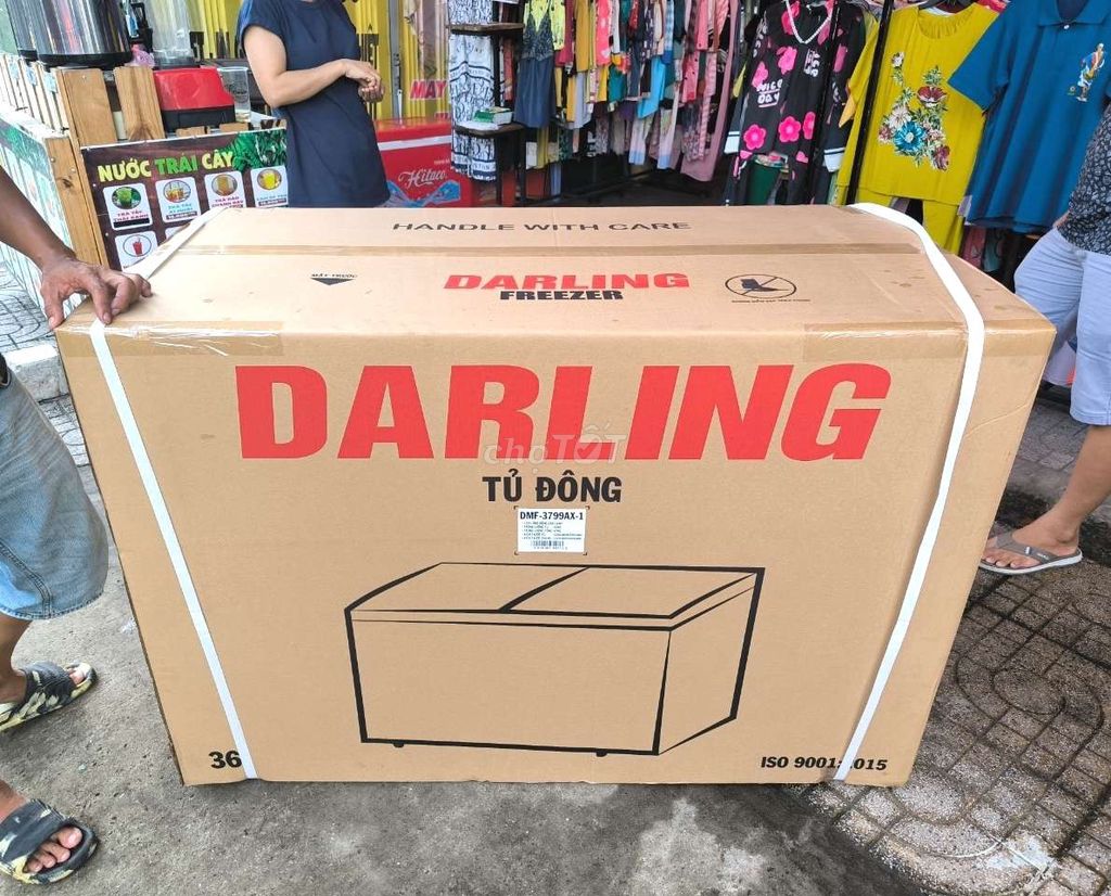 Tủ đông suốt Darling 350L new 100% giá rẻ💥